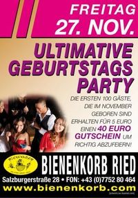 Ultimative Geburtstagsparty