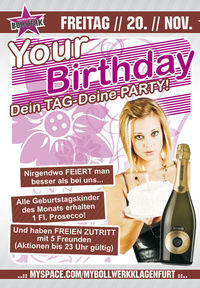 Your Birthday@Bollwerk Klagenfurt