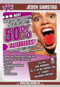 50 % auf alles@Bollwerk Liezen