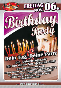 Birthday Party@Tollhaus Neumarkt