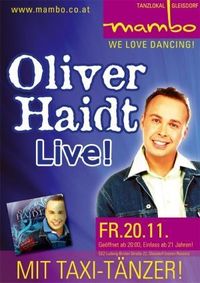 Oliver Haidt live@Mambo