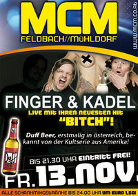 Finger & Kadel mit dem Hit: Bitch live!