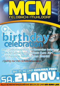 Birthday Celebration@MCM  Feldbach