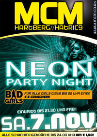 Neon Party Night!@MCM Hartberg