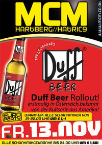 Duff Beer Rollout!@MCM Hartberg