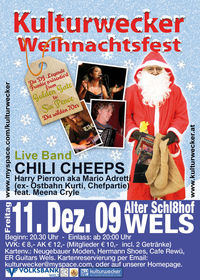 Weihnachtsfest mit Chili Cheeps@Alter Schl8hof Wels