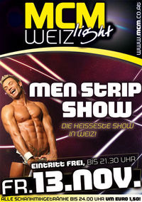 Men Strip Show@MCM Weiz light