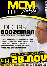 Deejay Boozeman live!@MCM Weiz light