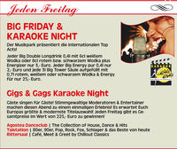 Big Friday & Karaoke WM Night@Musikpark-A1