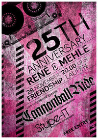 25th Anniversary w/ CannonballRide + Stupe-iT@Friendship