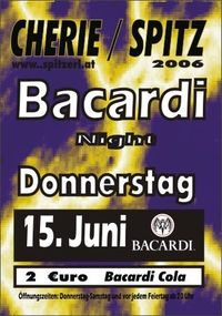 Bacardi Night@Tanzcafe Cherie Spitz