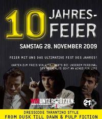 10 Jahres Feier