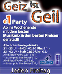 Geiz ist geil Party!