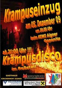 Krampuseinzug & Krampusdisco@KIWI Aigner