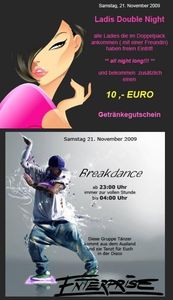 Ladies Double Night - Breakdancer@Disco Tschako