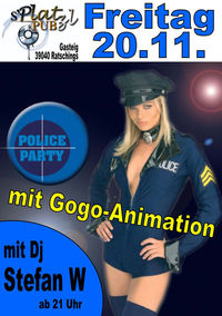 Police party@Platzl Pub