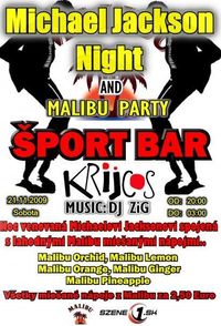 Michael Jackson's Night and Malibu Party@Sport Bar