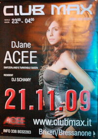 DJane Acee in Club Max@Club Max