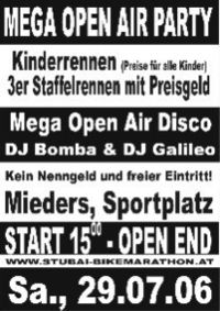 Open Air Disco@Sportplatz Mieders