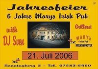 6 Jahre Marys Irish Pub@Marys Irish Pub