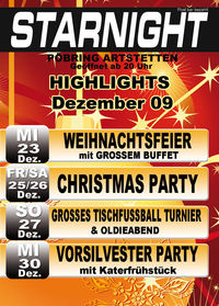 Weihnachtsfeier@Starnight