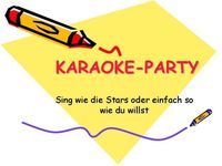 Karaoke Party@80´s