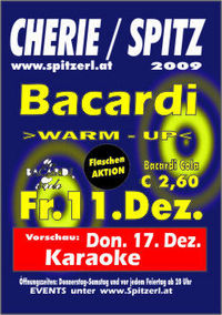 Bacardi Warm up@Tanzcafe Cherie Spitz