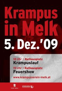 2. Krampuslauf des Krampusvereins Melk@Adventdorf in der Melker Innenstadt