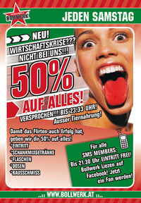 50% auf alles!@Bollwerk Liezen