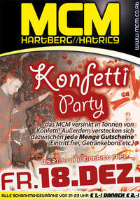 Konfetti Party!@MCM Hartberg