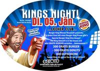 Kings Night - Burger King is in the House@Club Estate
