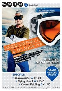 Apres Ski Party in da Almhittn!@Partyhouse Reloaded