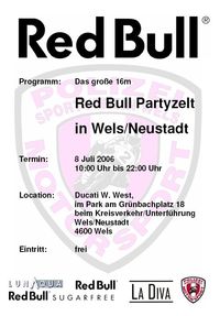 Red Bull Partyzelt@Im Park Grünbachplatz