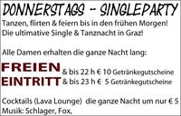 Single Party@Fledermaus Graz