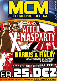 After X-Mas Party mit Darius & Finlay@MCM  Feldbach