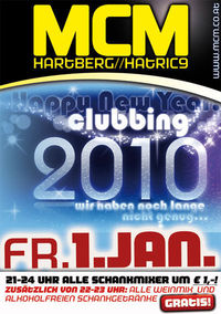 Happy New Year Clubbing!@MCM Hartberg