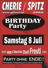 Birthday Party Vom Frosti Chefi@Tanzcafe Cherie Spitz