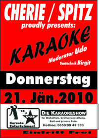 Karaoke Show@Tanzcafe Cherie Spitz