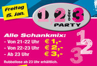 1,2 oder 3 Party