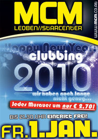 Happy New Year Clubbing 2010!@MCM Leoben