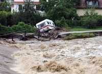 Warum ist bei Hochwasser das Wasser so braun