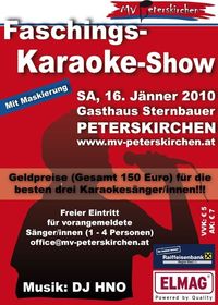 Faschings-Karaoke-Show@Gasthaus Sternbauer