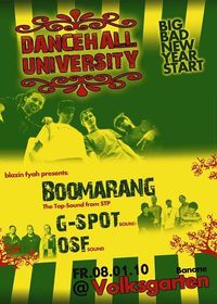 Dancehall University Special: BIG BAD NEW YEAR START@Volksgarten Banane