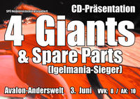 4 Giants Later & Spare Parts@Avalon - Anderswelt