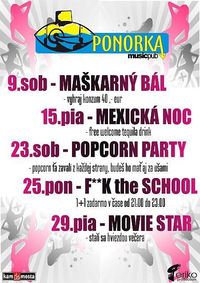 Maškarný Bál@Ponorka Music Pub Prešov 