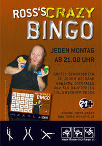 Ross´s Crazy Bingo@Three Monkeys