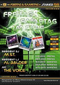Der Party Samstag@The Cube Disco