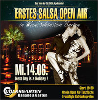 Erstes Salsa Opnen Air@Volksgarten Clubdisco