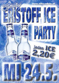 Eristoff Ice Party@Villa Cabrio