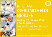 Infotag - Gesundheitsberufe@Medizinisches Ausbildungszentrum LKH Steyr